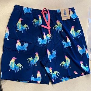 Chubbies 7” classic swim trunk. Men’s XL.  “The Fowl Plays”.   NWT.